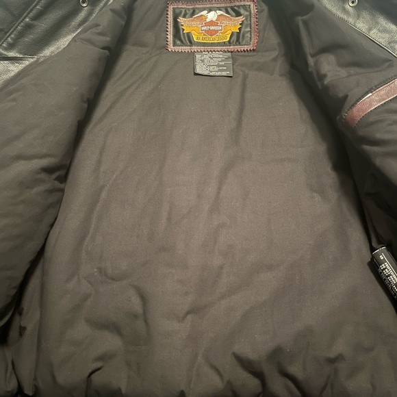 Harley Davidson 95th ANNIVERSARY Black & Brown Lea - Picture 10 of 10